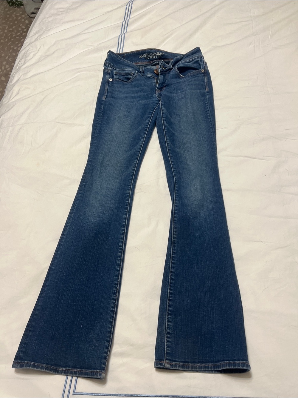 American Eagle Outfitters Dark Blue Flare Jeans